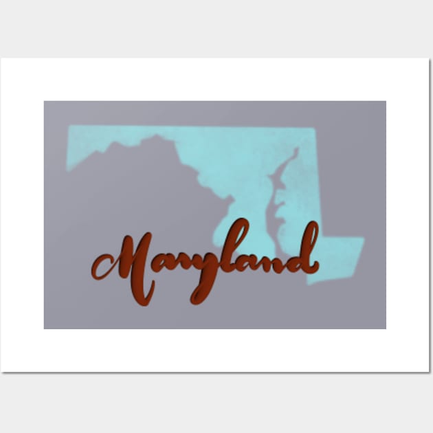 Maryland Wall Art by cecilestees